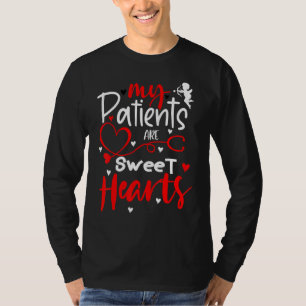 Ik hou van ingeschreven verpleegleven Mijn patiënt T-shirt