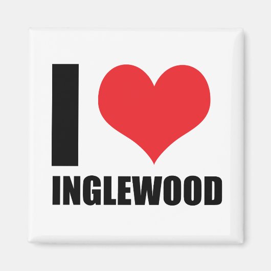 Ik hou van Inglewood Magneet (Voorkant)