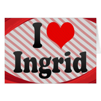 Ik hou van Ingrid