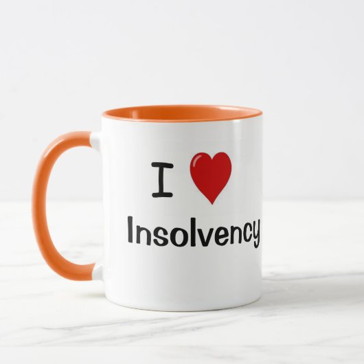Ik hou van Insolventie Practitioner Administrator Mok (Links)