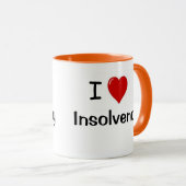 Ik hou van Insolventie Practitioner Administrator Mok (Voorkant rechts)