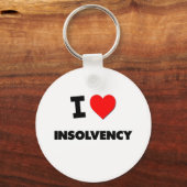Ik hou van insolventie sleutelhanger (Voorkant)