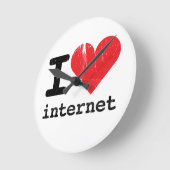 Ik hou van internet ronde klok (Hoek)