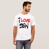 Ik hou van inzen t-shirt (Voorkant volledig)