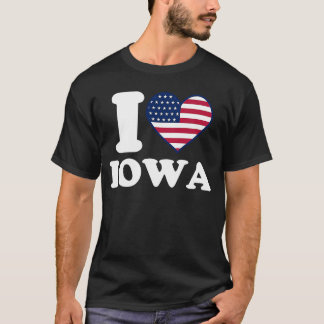 Ik hou van Iowa I hart Iowa T-shirt