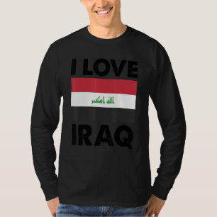 Ik hou van Irak... ik hoor de Iraakse familie bezo T-shirt