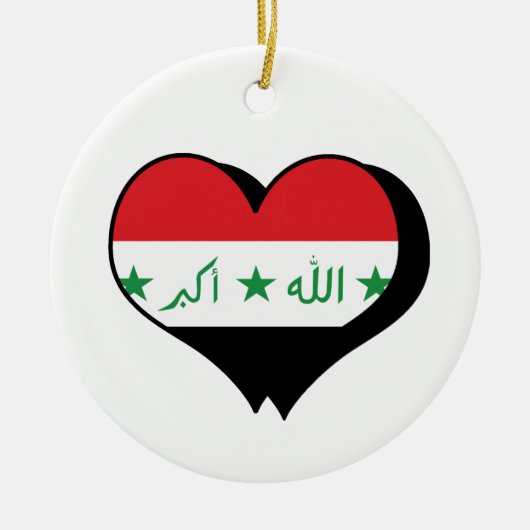 Ik hou van Irak ornament (Voorkant)