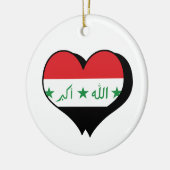 Ik hou van Irak ornament (Links)