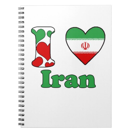 Ik hou van Iran Notitieboek (Voorkant)