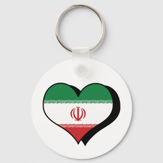 Ik hou van Iran Sleutelhanger (Voorkant)