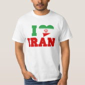 Ik hou van Iran T-shirt (Voorkant)