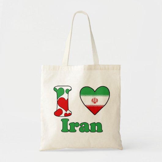 Ik hou van Iran Tote Bag (Voorkant)