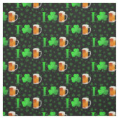 Ik hou van Irish Beer Saint Patricks Day Stof (Swatch)