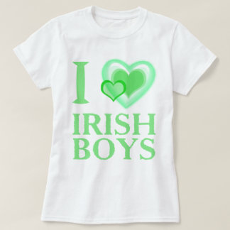 Ik hou van Irish Boys Dames Baby Doll T-shirt