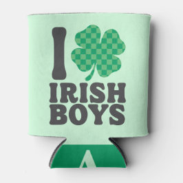 Ik hou van Irish Boys Funny Shamrock St Patrick's  Blikjeskoeler
