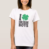 Ik hou van Irish Boys Funny Shamrock St Patrick's T-shirt (Voorkant)