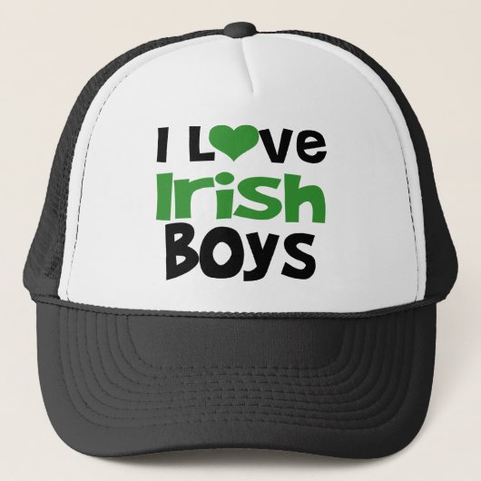 Ik hou van Irish Boys Trucker Pet (Voorkant)