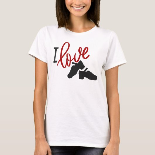 Ik hou van Irish Dance - Hard Shoe T-shirt (Voorkant)