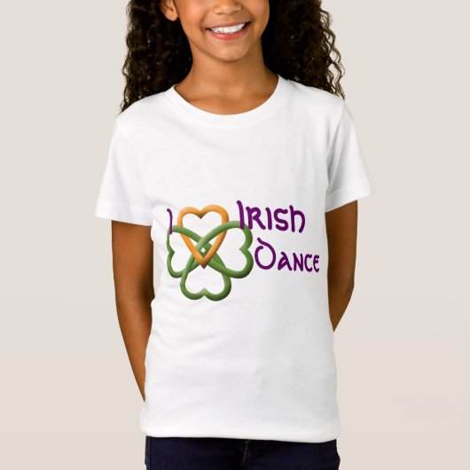 Ik hou van Irish Dance T-shirt (Voorkant)