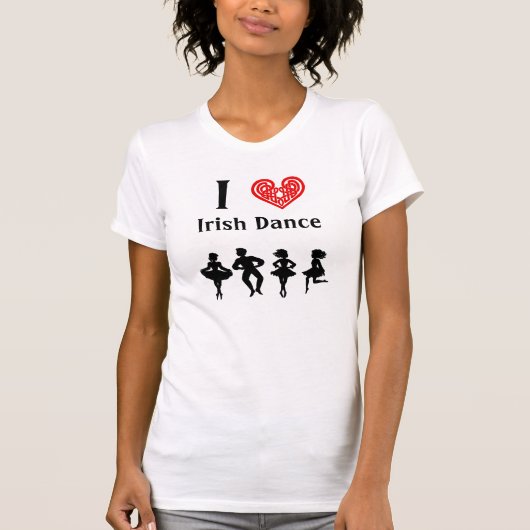 Ik hou van Irish Dance T-shirt (Voorkant)