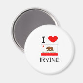 Ik hou van IRVINE California Magneet (Voorkant / Achterkant)