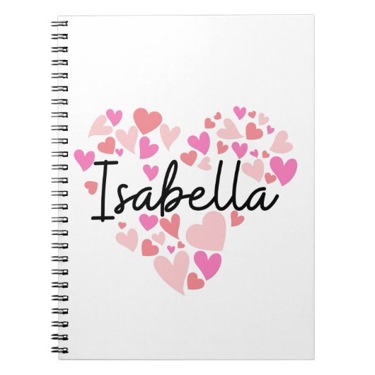 Ik hou van Isabella Notitieboek (Voorkant)