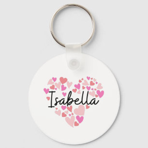 Ik hou van Isabella Sleutelhanger