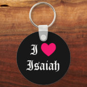 Ik hou van Isaiah Sleutelhanger (Voorkant)