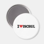 Ik hou van Ischgl Magneet (Voorkant / Achterkant)