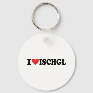 Ik hou van Ischgl Sleutelhanger