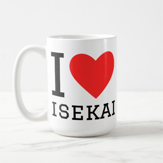 Ik hou van isekai koffiemok (Links)
