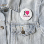 ik hou van islam ronde button 5,7 cm (In situ)