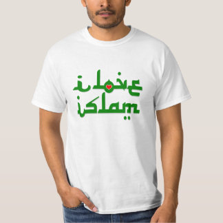 ik hou van islam slogan t-shirt