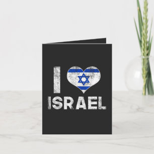 Ik hou van Israël Feestdagen Kaart