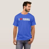 Ik hou van Israël, ik hart Israël T-shirt (Voorkant volledig)