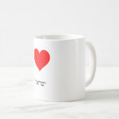 Ik hou van Israël Koffiemok (Voorkant rechts)