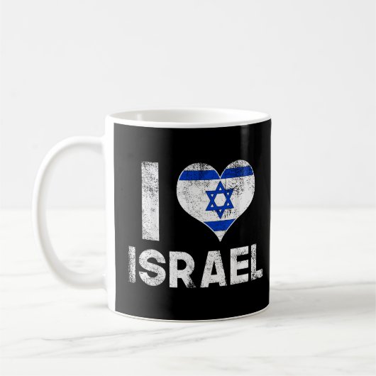 Ik hou van Israël Koffiemok (Links)