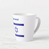 Ik hou van Israël Latte Mok (Rechterhoek)
