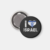 Ik hou van Israël Magneet (Voorkant / Achterkant)