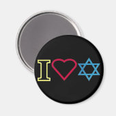 Ik hou van Israel Magnet (Voorkant / Achterkant)
