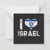 Ik hou van Israël Notitiekaartje (Achterkant)