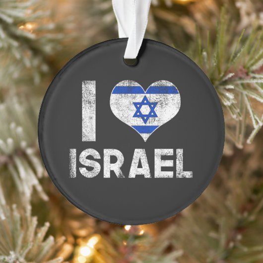 Ik hou van Israël Ornament (Boom)