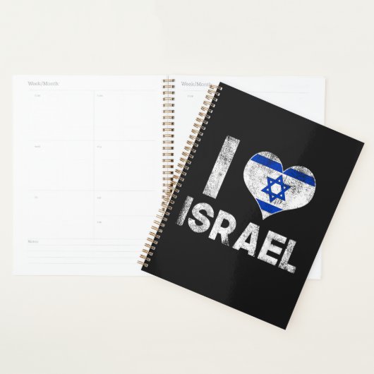 Ik hou van Israël Planner (Display)