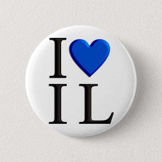 Ik hou van Israël Ronde Button 5,7 Cm (Voorkant)