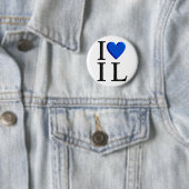 Ik hou van Israël Ronde Button 5,7 Cm (In situ)