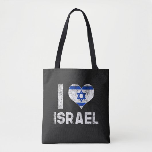 Ik hou van Israël Tote Bag (Voorkant)