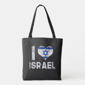 Ik hou van Israël Tote Bag (Achterkant)