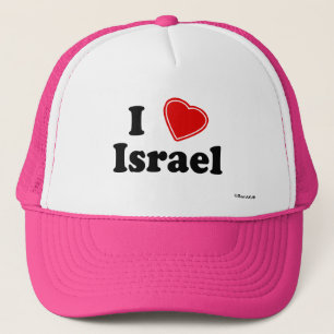 Ik hou van Israël Trucker Pet