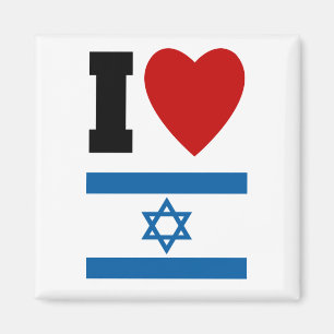 Ik hou van Israëls geschenken en T - shirts voor k Magneet