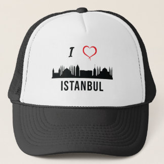 Ik hou van Istanbul Skyline Turks Koerdisch Zazaki Trucker Pet